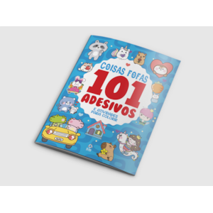 Segunda imagem do produto 101 Adesivos Atividades e Desenhos para Colorir Coisas Fofas