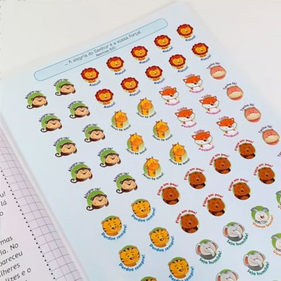 Segunda imagem do produto 1500 Adesivos com Mensagens Bíblicas