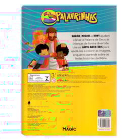 Segunda imagem do produto 3 Palavrinhas | Colorindo Com Lápis Arco-Íris