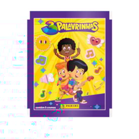 3 Palavrinhas | Envelope Com 5 Cromos Para Álbum Livro Ilustrado Oficial
