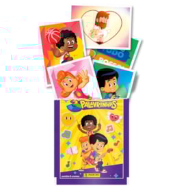 Segunda imagem do produto 3 Palavrinhas | Envelope Com 5 Cromos Para Álbum Livro Ilustrado Oficial