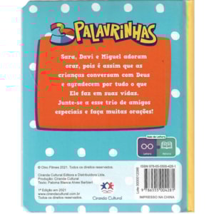 Segunda imagem do produto 3 Palavrinhas | Vamos Orar Juntos