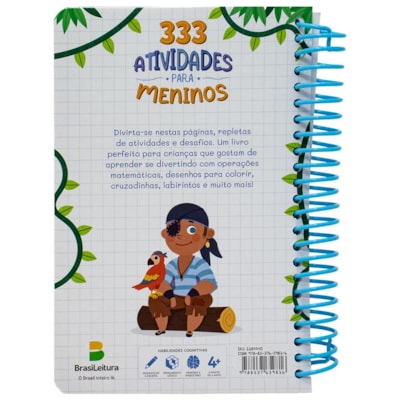 Segunda imagem do produto 333 Atividades...meninos (esp) | Little Pearl Books