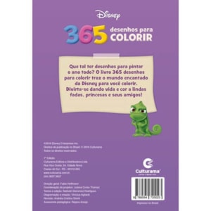 Segunda imagem do produto 365 Desenhos Para Colorir Disney Meninas