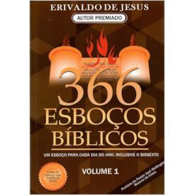 Segunda imagem do produto 366 Esboços Bíblicos | Erivaldo de Jesus | Volume 1