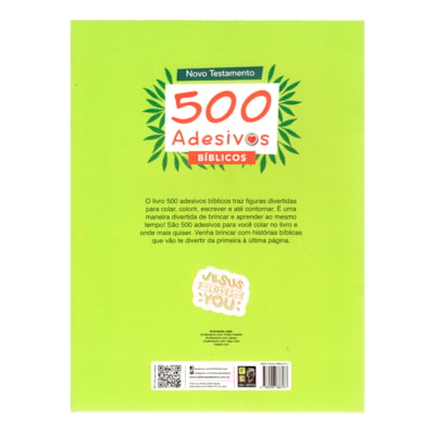 Segunda imagem do produto 500 Adesivos Bíblicos | Novo Testamento