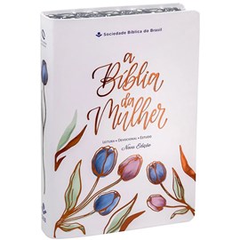 A Bíblia da Mulher | Compacta | NAA | Capa Luxo Branca