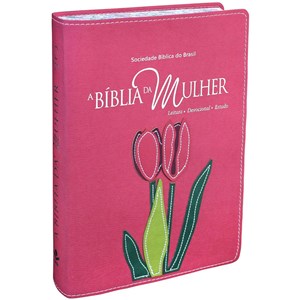 A Bíblia da Mulher | Letra Grande | ARA | Capa Goiaba Luxo Grande