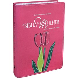 A Bíblia da Mulher | Letra Grande | ARA | Capa Goiaba Luxo Grande