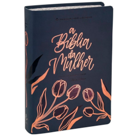Segunda imagem do produto A Bíblia da Mulher | Letra Grande | ARC | Capa Luxo Azul