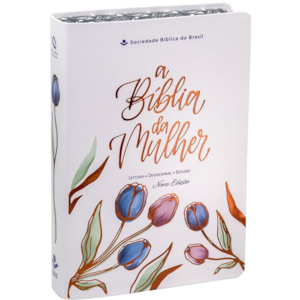 Segunda imagem do produto A Bíblia da Mulher | Letra Grande | NAA | Capa Luxo Branca
