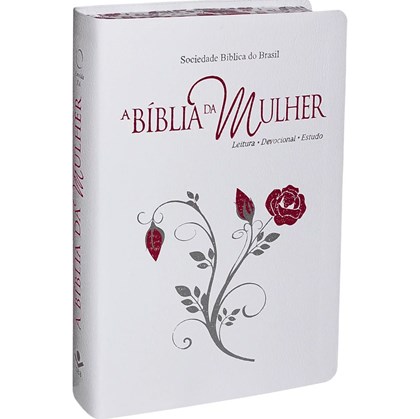A Bíblia da Mulher | Letra Normal | ARA | Capa Branca Luxo Grande
