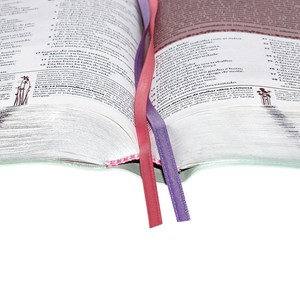 A Bíblia da Mulher | Letra Normal | ARA | Capa Couro Tulipa Luxo
