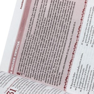 A Bíblia da Mulher | Letra Normal | ARA | Capa Couro Tulipa Luxo