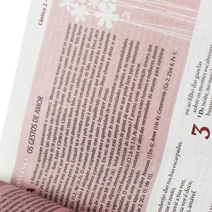 A Bíblia da Mulher | Letra Normal | ARA | Capa Rosa Luxo Claro