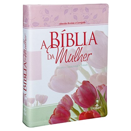 A Bíblia da Mulher | Letra Normal | ARC | Capa Flores Luxo