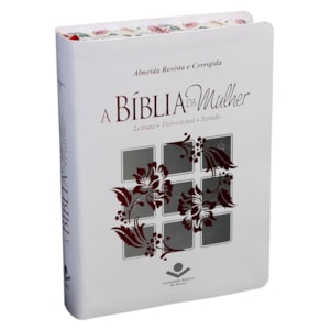 A Bíblia da Mulher | Letra Normal | ARC | Capa Luxo Ilustrada Flores