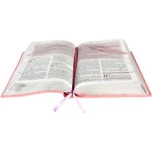 A Bíblia da Mulher | Letra Normal | ARC | Capa Rosa Claro