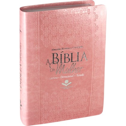 A Bíblia da Mulher | Letra Normal | ARC | Capa Rosa Claro