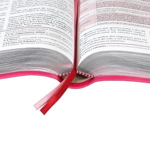 A Bíblia da Mulher | Letra Normal | ARC | Couro Luxo Flor Grande