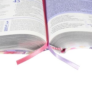 A Bíblia da Mulher | Letra Normal | NTLH | Capa Aquarela Luxo | c/ Índice