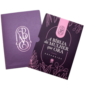 Segunda imagem do produto A Bíblia da Mulher que Ora - Edição Expandida | NVT | Letra Normal | Roxa