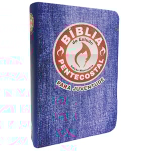 A Bíblia De Estudo Pentecostal Para Juventude | Letra Normal | ARC | Jeans Azul