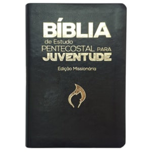 A Bíblia De Estudo Pentecostal Para Juventude | Letra Normal | ARC | Preto Luxo