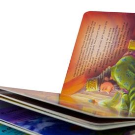 Segunda imagem do produto A Bíblia Do Bebê | Letra Normal | TNL | Capa Dura Ilustrada Azul