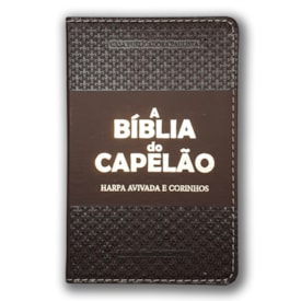 A Bíblia do Capelão | ARC | Letra Grande | Harpa Avivada | Capa Marrom