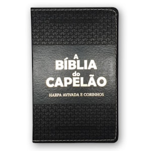 A Bíblia do Capelão | ARC | Letra Grande | Harpa Avivada | Capa Preta
