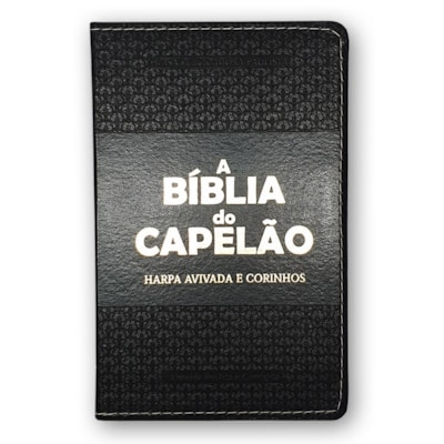 A Bíblia do Capelão | ARC | Letra Grande | Harpa Avivada | Capa Preta