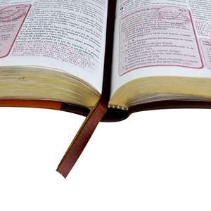 A Bíblia do Pregador | ARC | Capa Flexível PU Marrom Claro Escuro