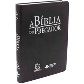 A Bíblia do Pregador | ARC | Letra Normal | Capa Luxo Cinza Escuro