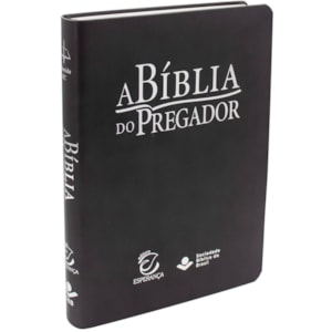 A Bíblia do Pregador | ARC | Letra Normal | Capa Luxo Cinza Escuro