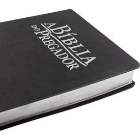 Segunda imagem do produto A Bíblia do Pregador | ARC | Letra Normal | Capa Luxo Cinza Escuro