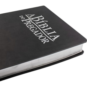 Segunda imagem do produto A Bíblia do Pregador | ARC | Letra Normal | Capa Luxo Cinza Escuro