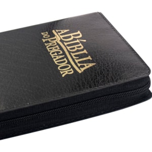 Segunda imagem do produto A Bíblia do Pregador | ARC | Letra Normal | Capa Luxo Preta C/ Zíper