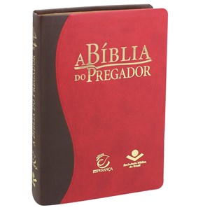 A Bíblia do Pregador | Letra Normal | ARC | Capa Marrom/Vermelha