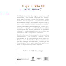 Segunda imagem do produto A Bíblia e a Missão | Timóteo Carriker