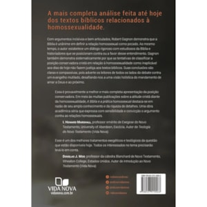 Segunda imagem do produto A Bíblia e a Prática Homossexual | Robert A. J. Gagnon