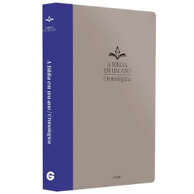 A Bíblia Em Um Ano | Cronológica | NVI | Capa Dura Cinza