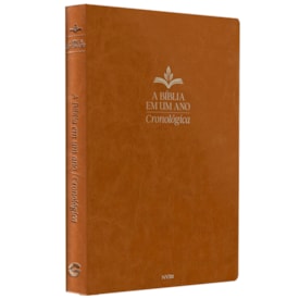 A Bíblia Em Um Ano | Cronológica | NVI | Capa Luxo Caramelo