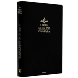 A Bíblia Em Um Ano | Cronológica | NVI | Capa Luxo Preta