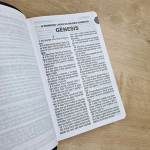 A Bíblia Sagrada | ACF | Letra Gigante | Capa Luxo Azul