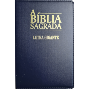A Bíblia Sagrada | ACF | Letra Gigante | Capa Luxo Azul