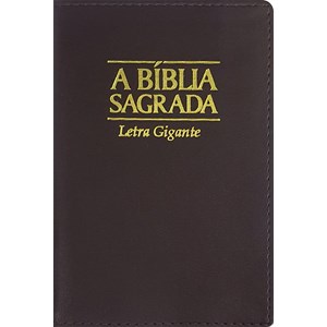 A Bíblia Sagrada | ACF | Letra Gigante | Capa Luxo Marrom