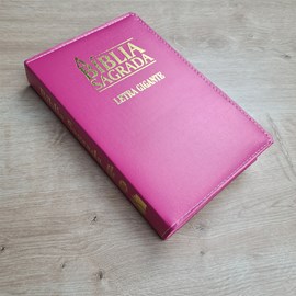 A Bíblia Sagrada | ACF | Letra Gigante | Capa Luxo Pink