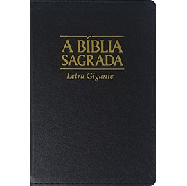 A Bíblia Sagrada | ACF | Letra Gigante | Capa Luxo Preta