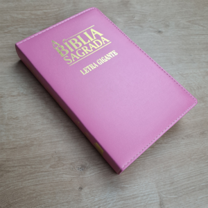 A Bíblia Sagrada | ACF | Letra Gigante | Capa Luxo Rosa